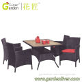outdoor furniture square rattan dining table